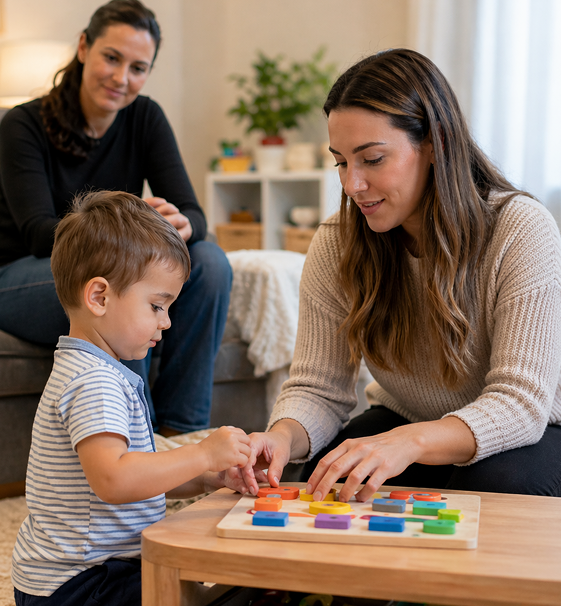 Family with child