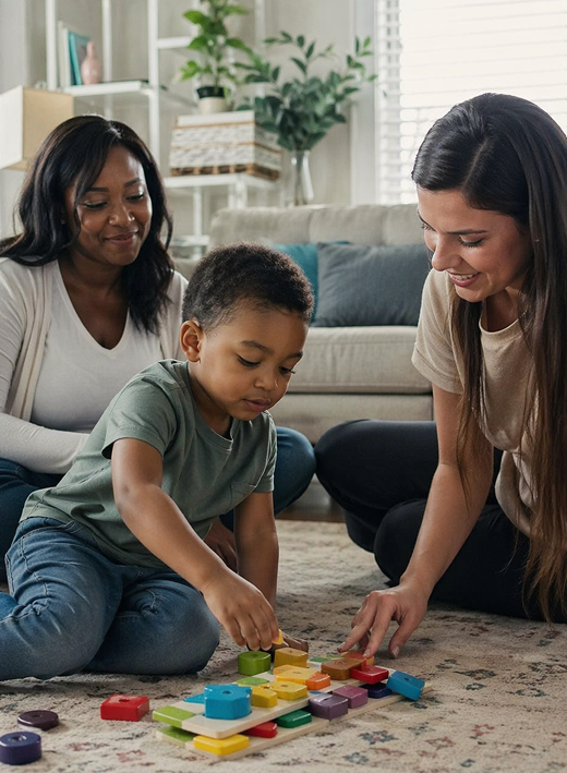 Family receiving support